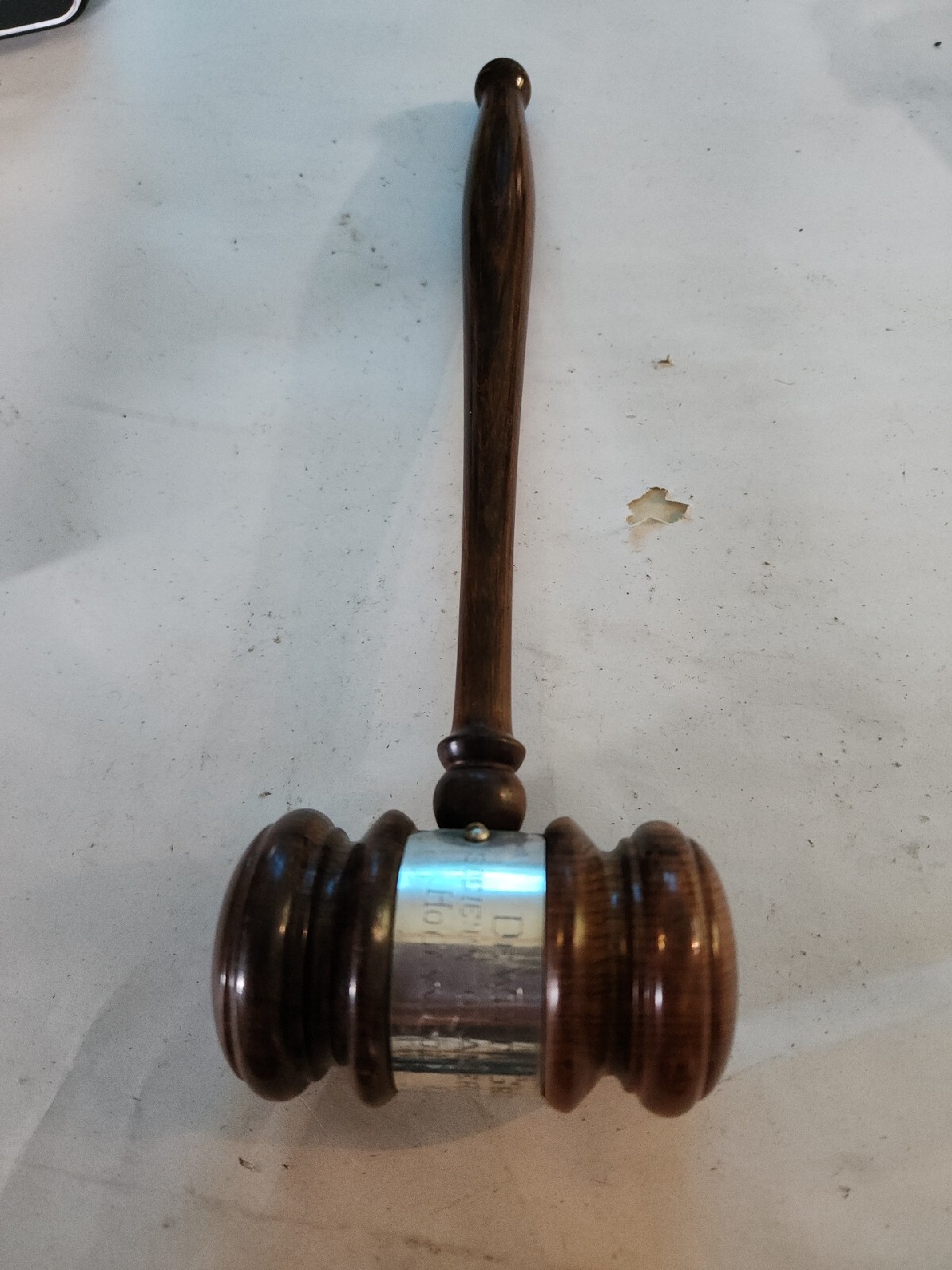 Vintage Wooden Gavel 1948-49 Society of American Accountants Hollywood 10″