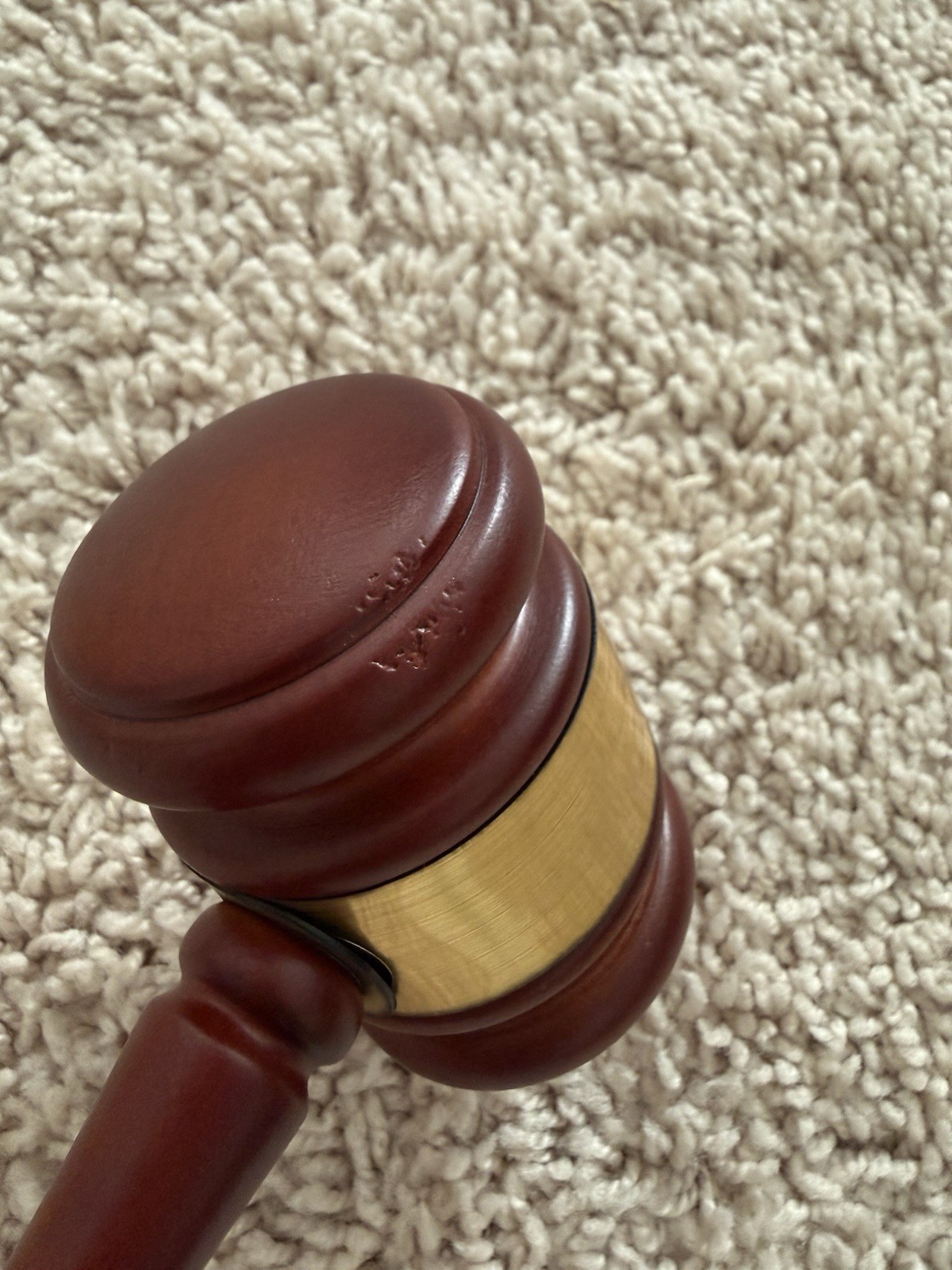 NEW Wooden Gavel and Sound Block Set for Judge Auctioneer Lawyer *Pls read*