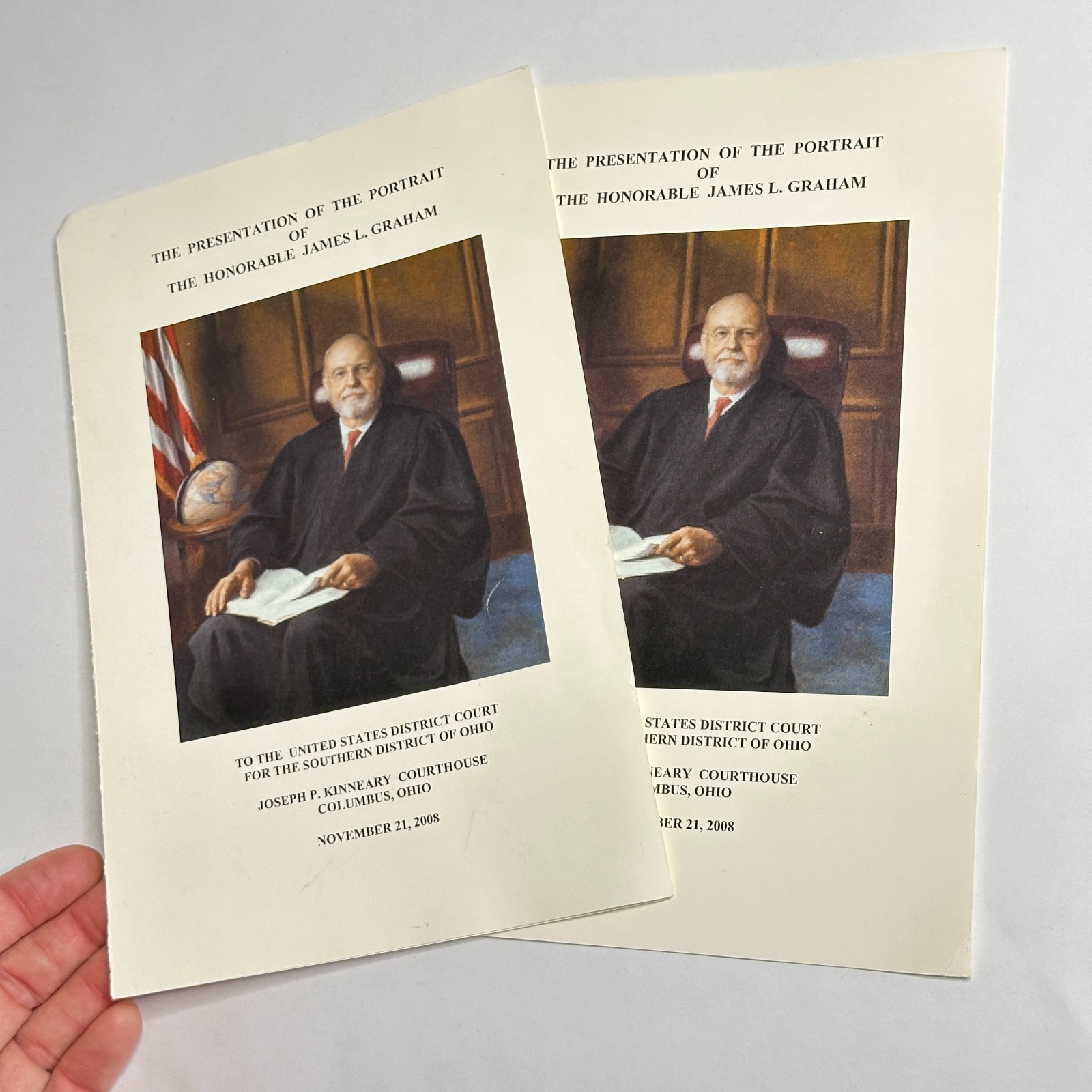 Signed Ephemera Grouping – Judge Joseph P. Kinneary, Ohio U.S. District Court