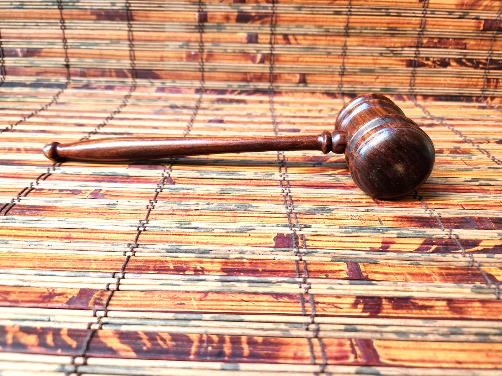 BEAUTIFUL HARDWOOD GAVEL – HARDWOOD HAMMER, NICE!!!!