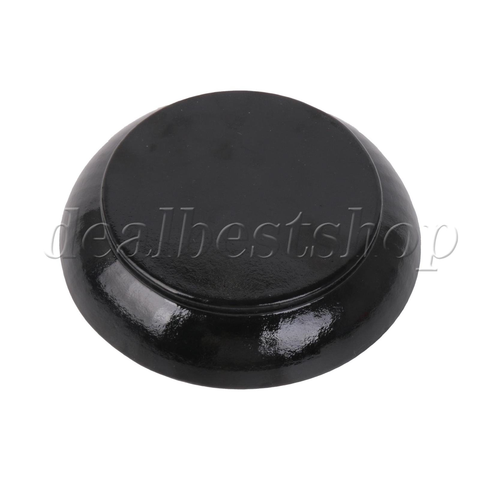 Wood Gavel Sound Block for Auction and Meetings Black Round 4.84″x1.02″