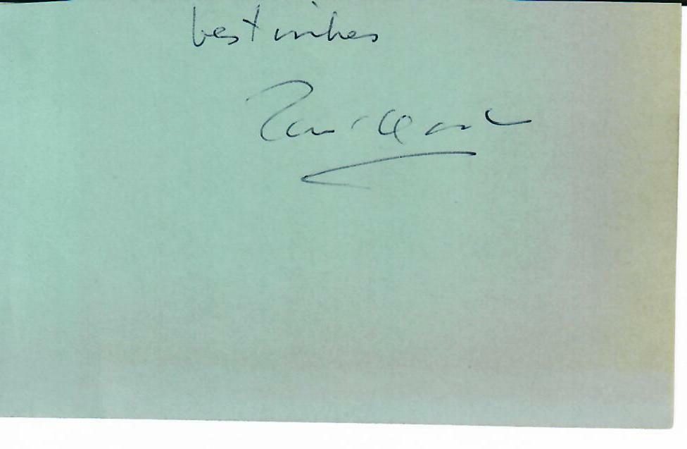 «Supreme Court Justice» Tom C. Clark Hand Signed Album Page