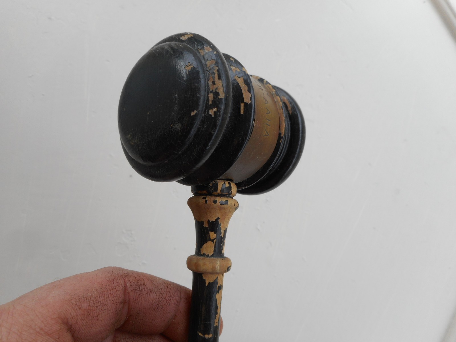 1955 AHAA American Animal Hospital Association Veterinary Judge Gavel Hammer