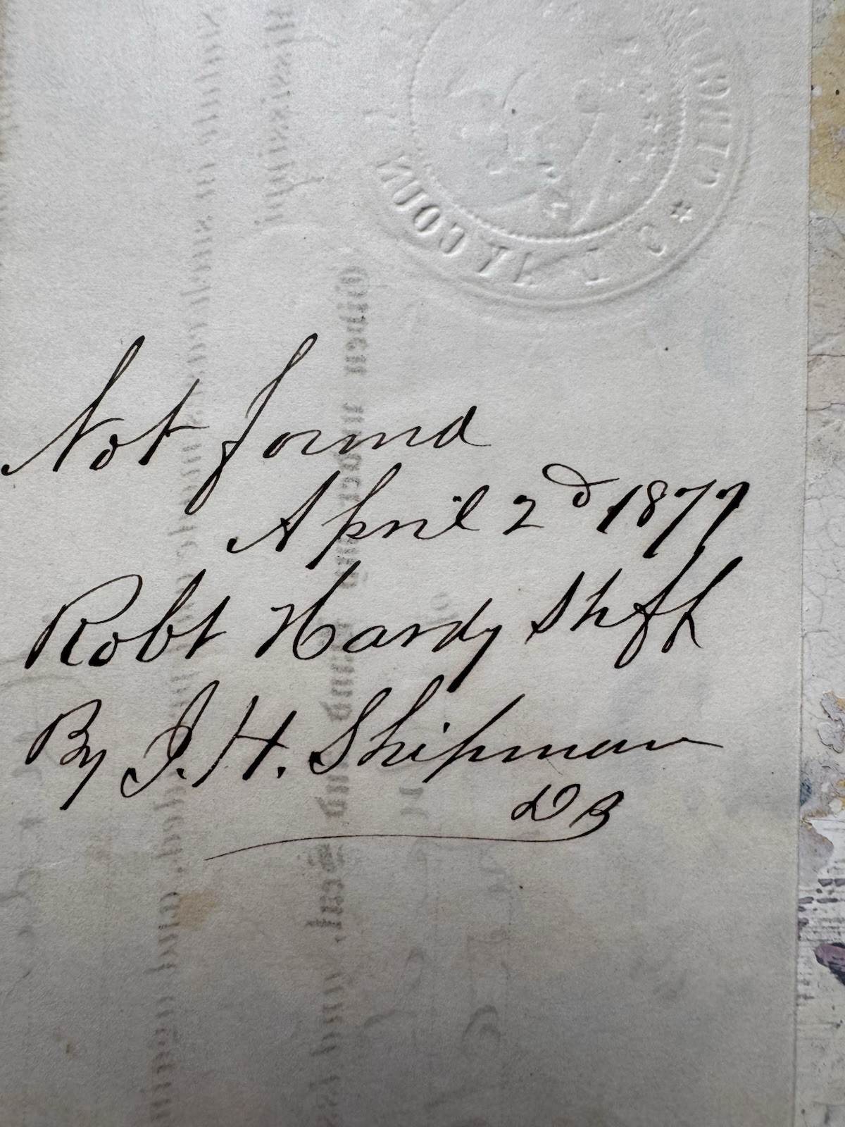 1877 Mississippi Murder Arrest Warrant | Clay County Capias | Original Document