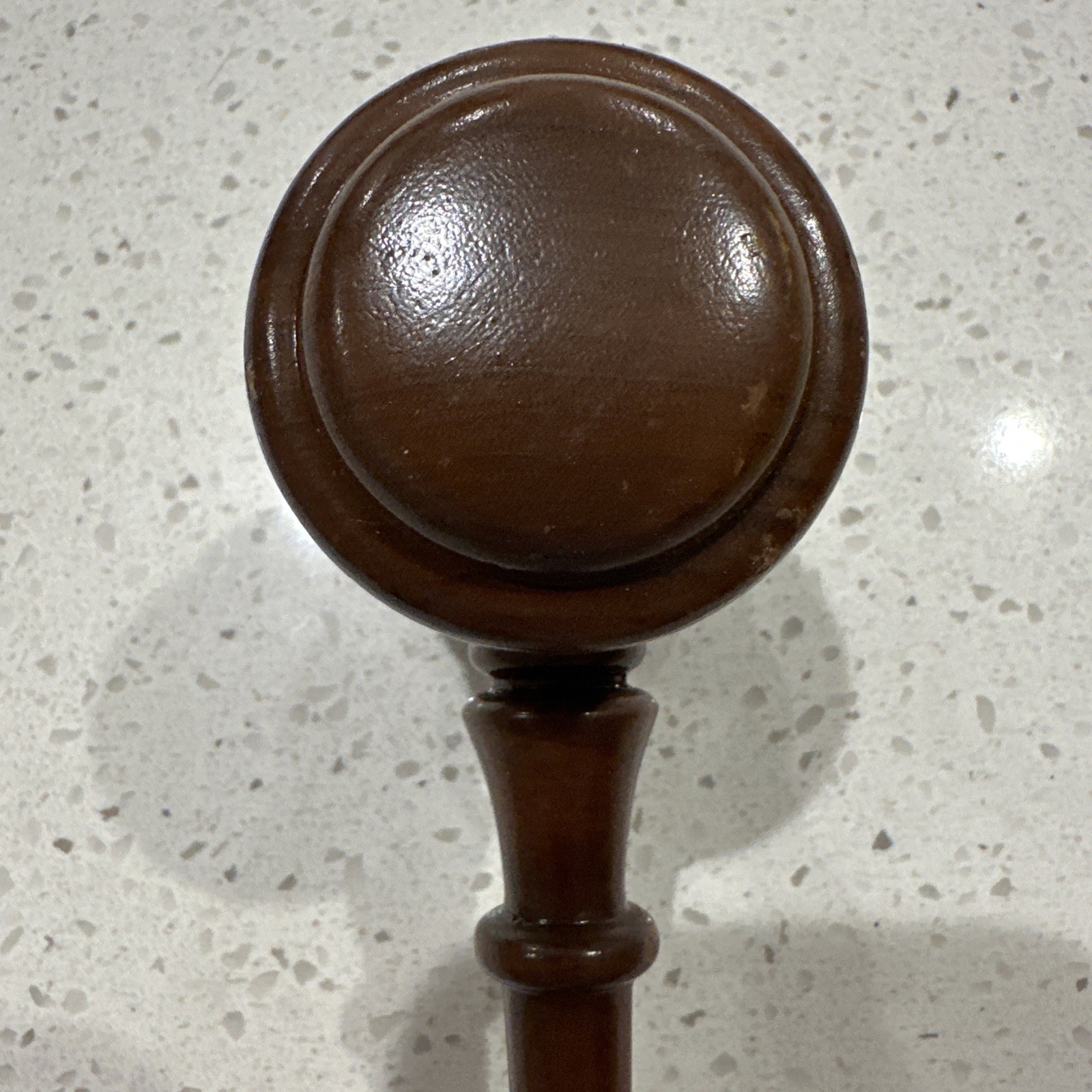 Vintage Wooden Judge’s Gavel Mallet 1990’s 10 Inch Walnut
