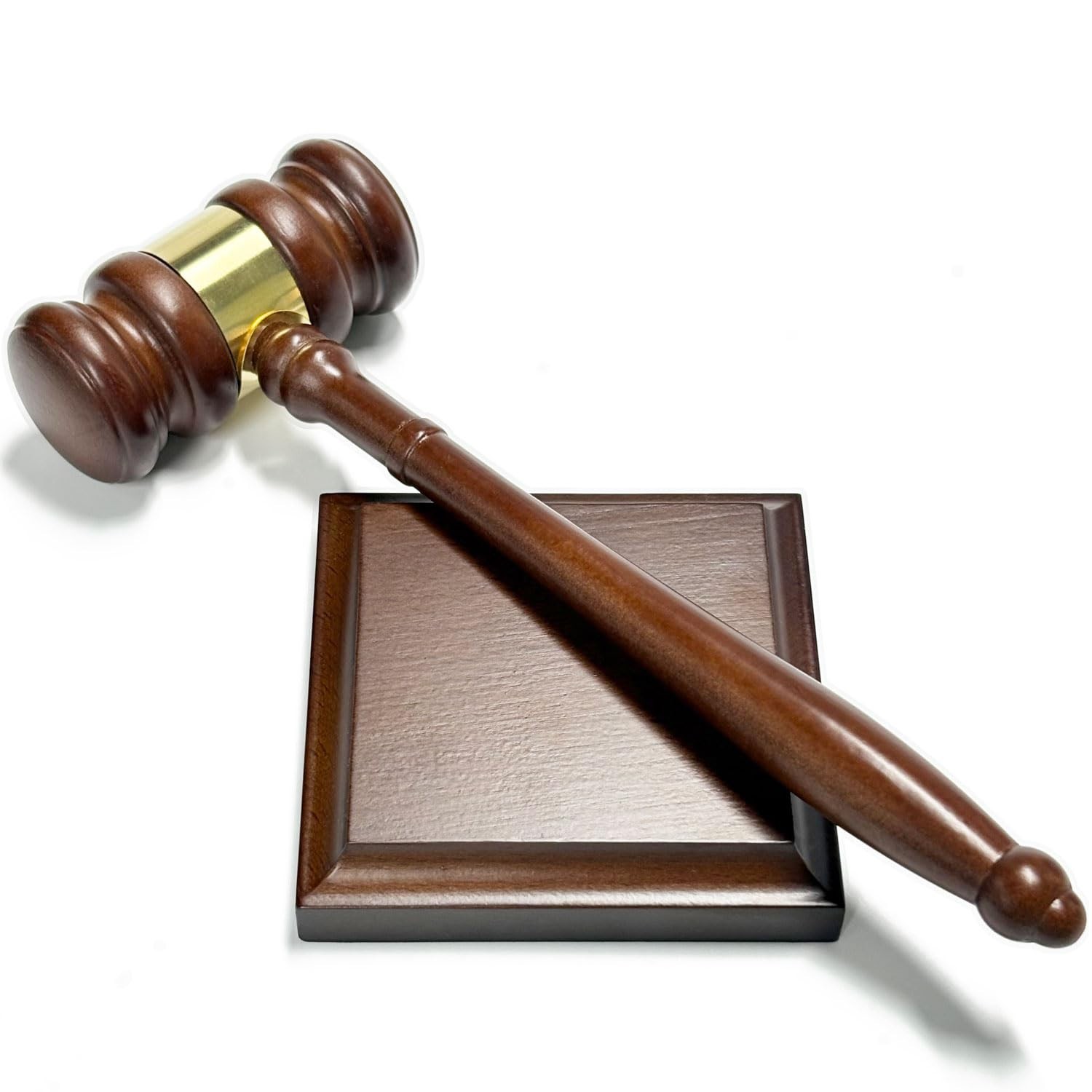 Wooden Gavel & Sound Block Set – Ideal Desk Accessory for Lawyers, Judges, Chair