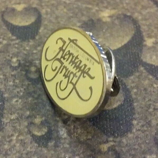 Heritage Trust pin badge British Columbia