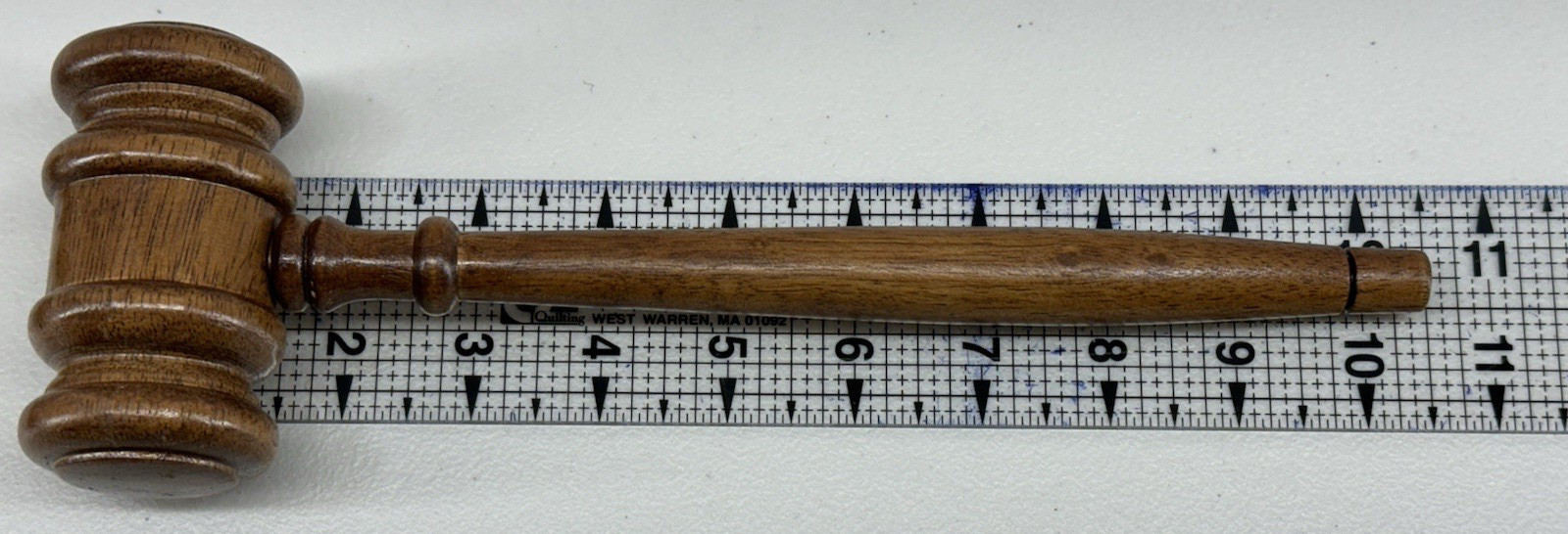 Wooden Judges Gavel with Sounding Block (Lawyer, Judge, Auction, Masonic) 90’s