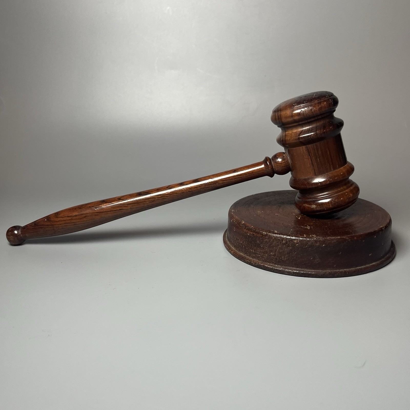 Handcrafted Antique/Vintage Wooden Gavel And Sound Block