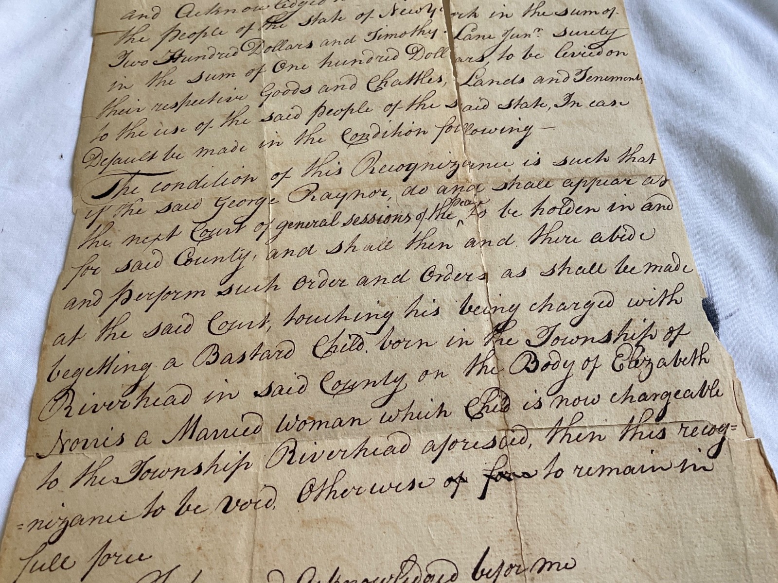 BASTARD CHILD MAN BEGARTS WITH MARRIED WOMAN E NORRIS28 OCT 1802 SUFFOLK CO