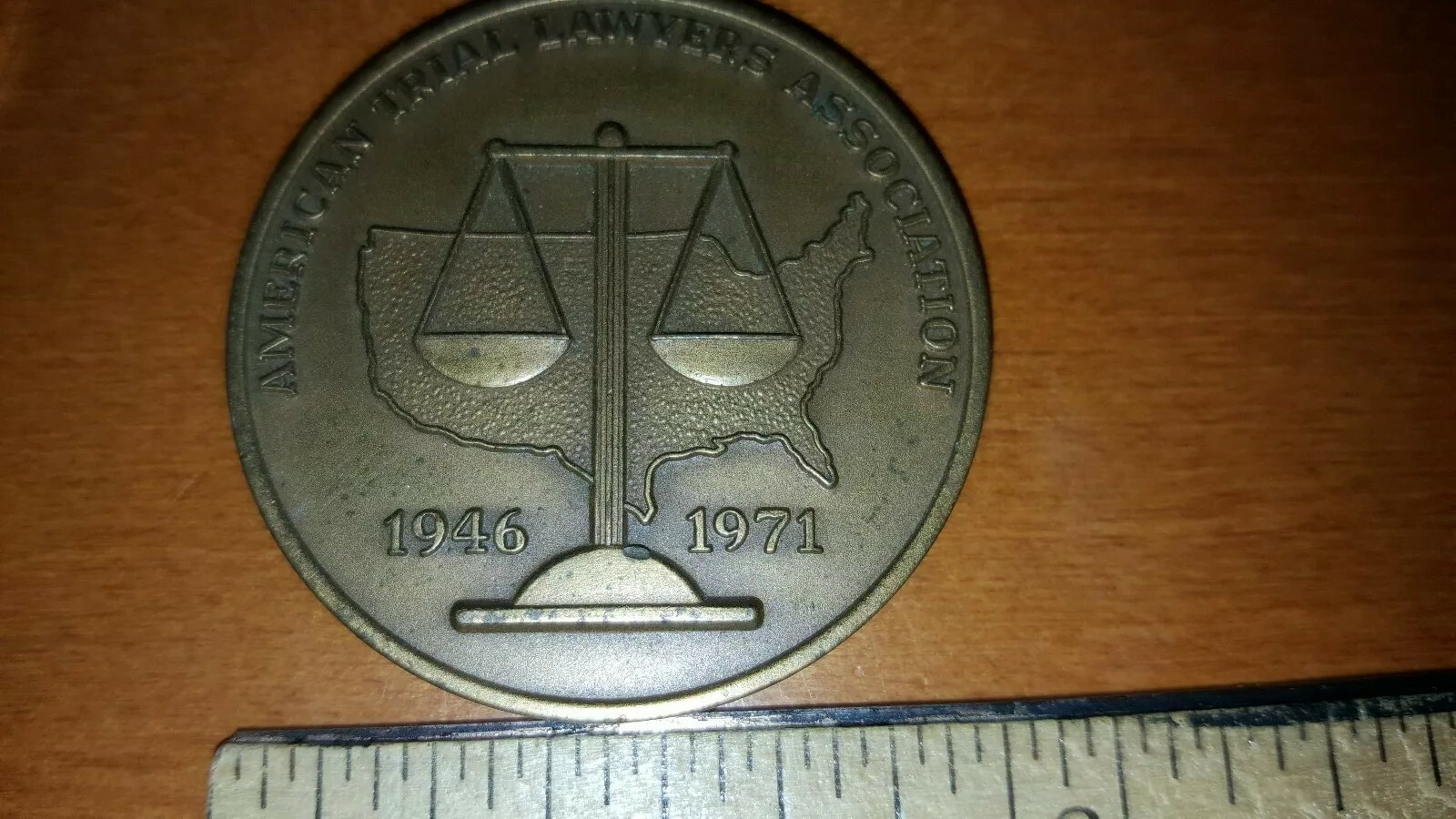 UNIQUE TRIAL LAWYERS ASSOCIATION MEDAL MEDALLION 1946 – 1971