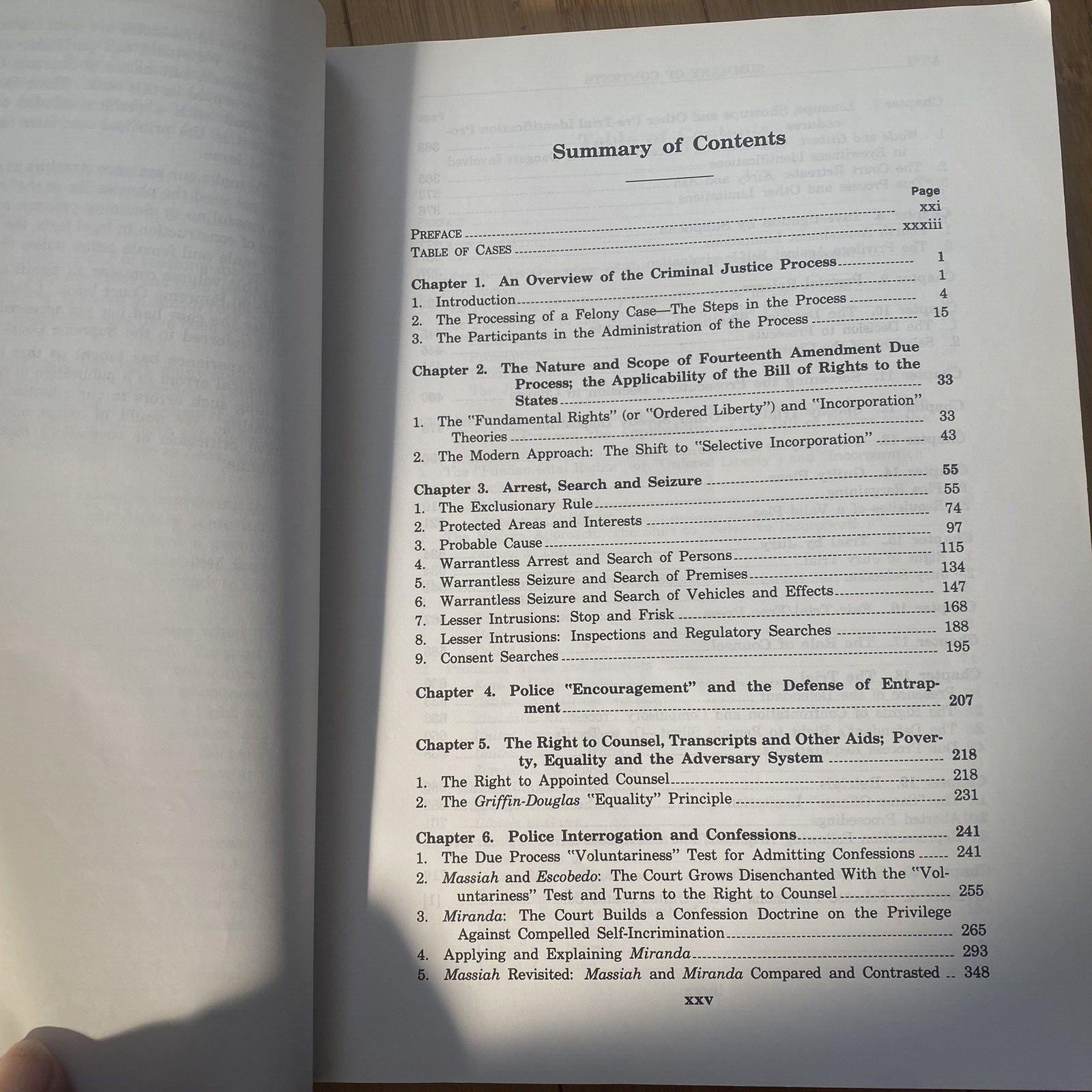 Criminal Procedure and the Constitution Israel Kamisar Lafave 1994 & 1990 Cases