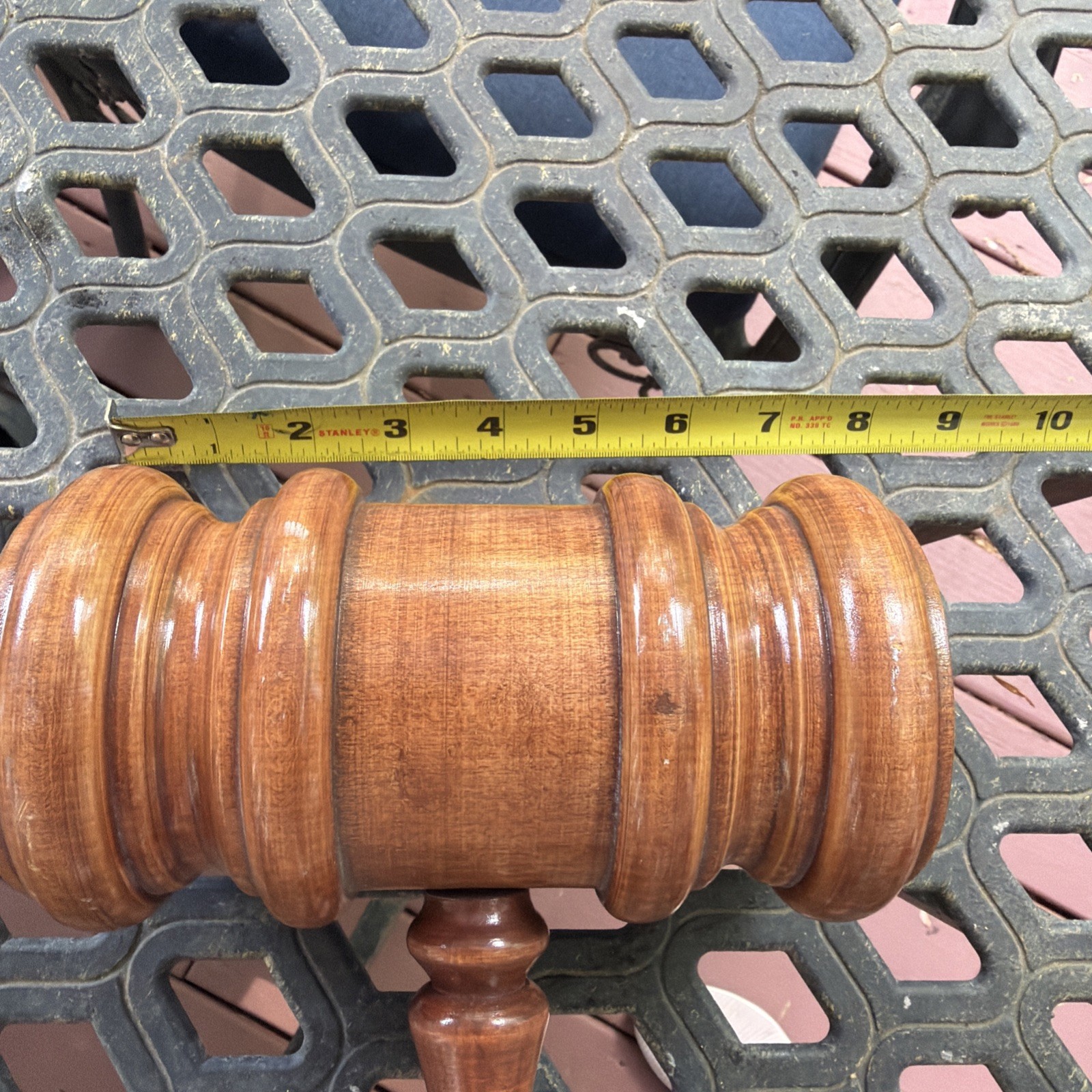 Vintage The Gavel Co Oversized Giant Gavel Solid Wood, Trophy Award, 2 Feet Long