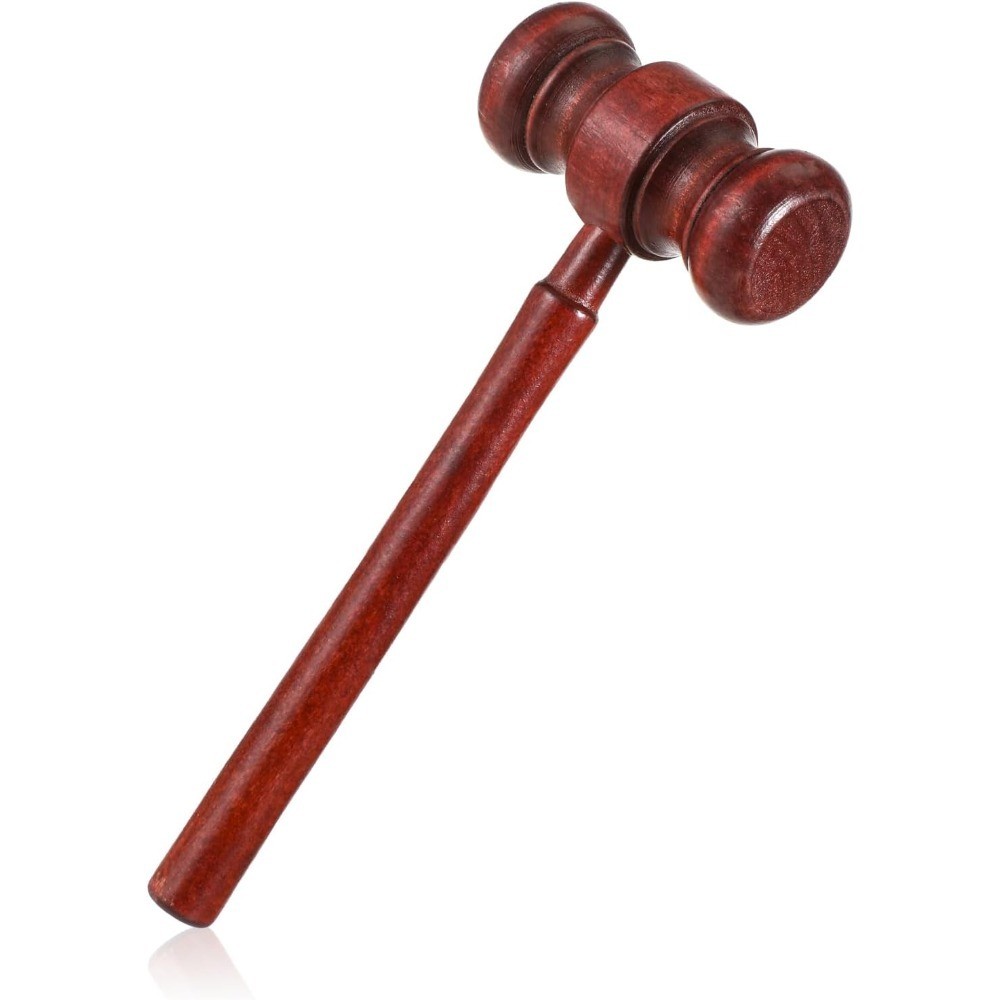 Wooden Gavel Handmade Wooden Auction Gavel Courtroom Gavel Desk Accessory Board