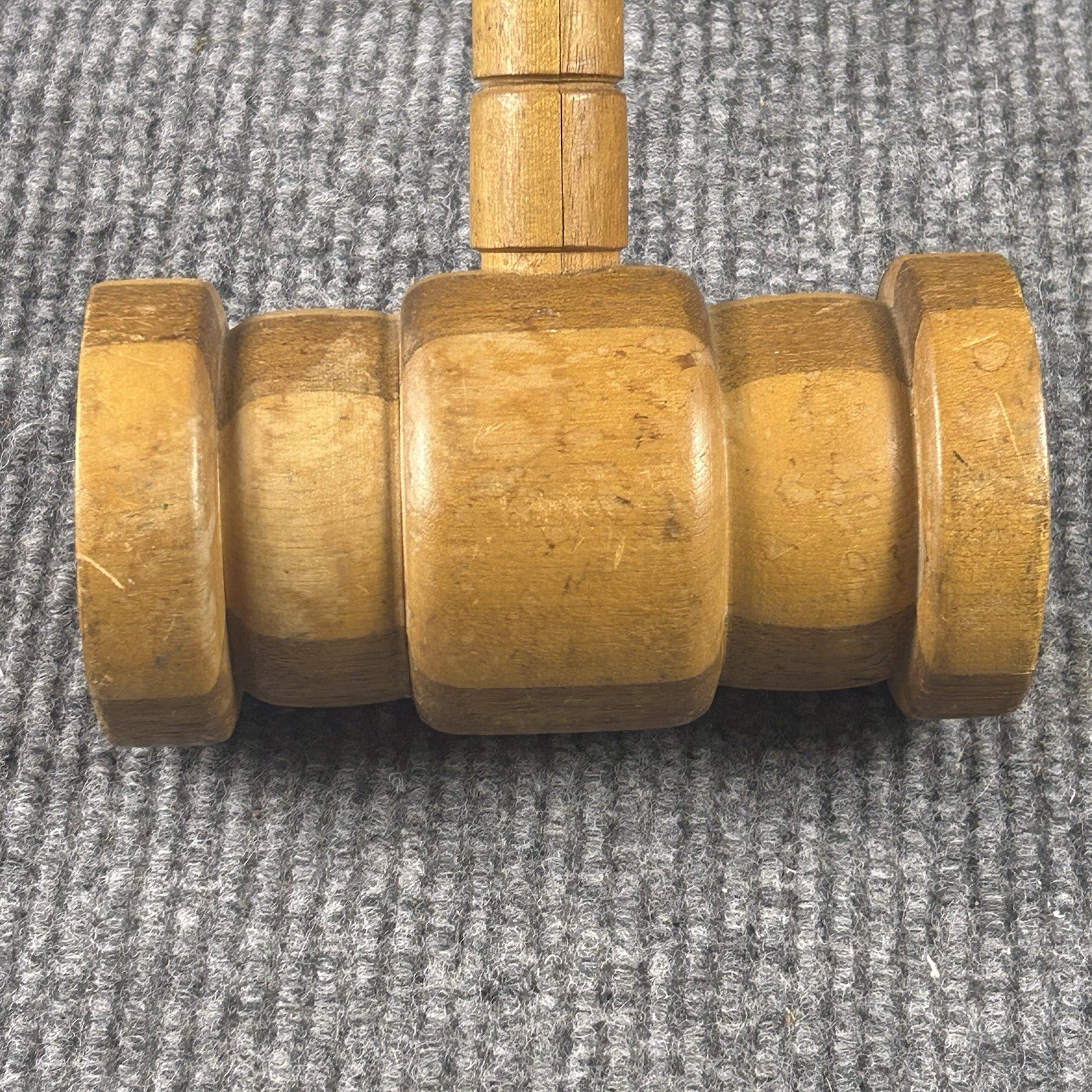 Vintage Wooden Gavel Judge Wooden Hammer Court Auctioneer