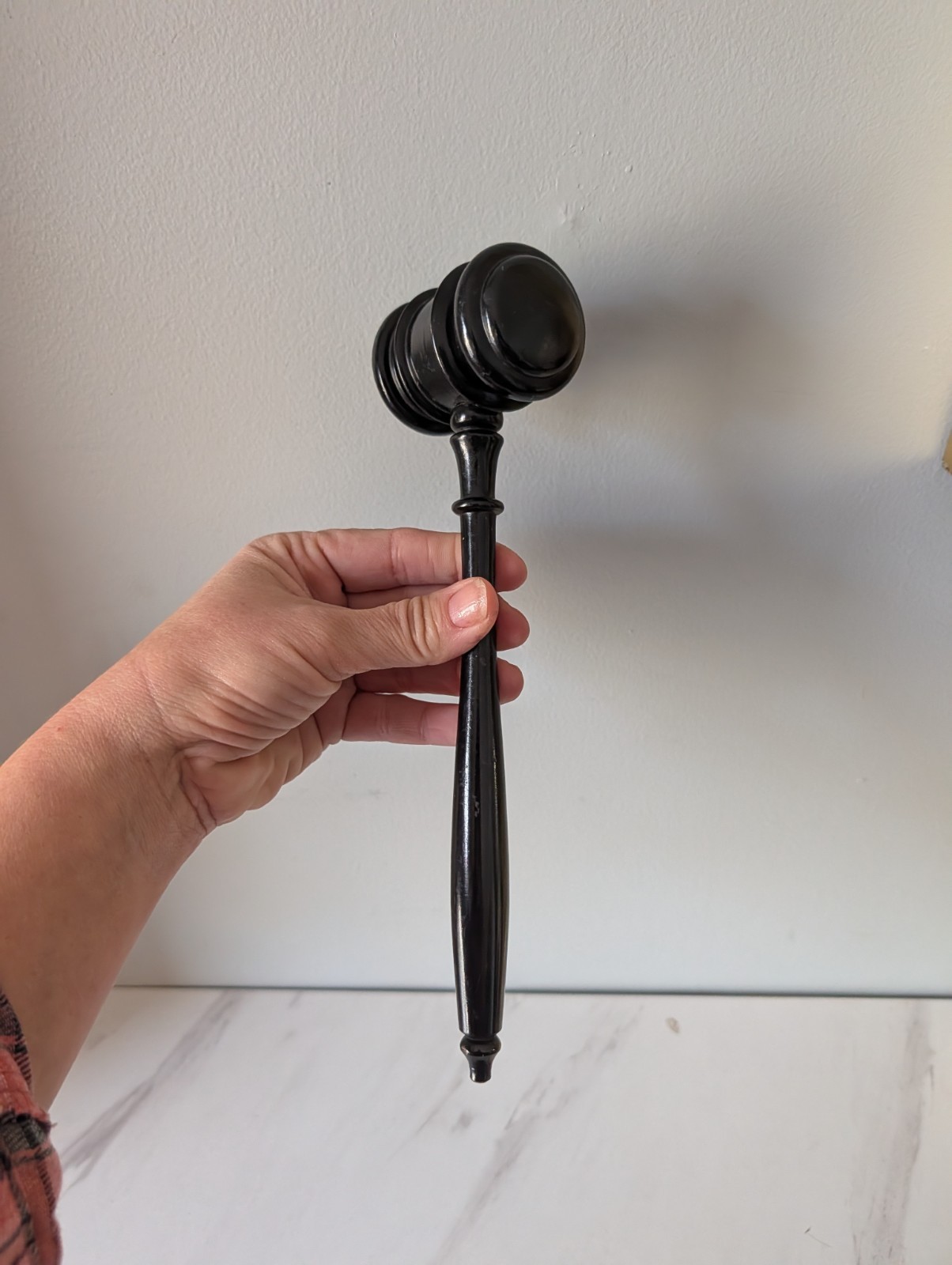 Vintage Black Gavel Mallet