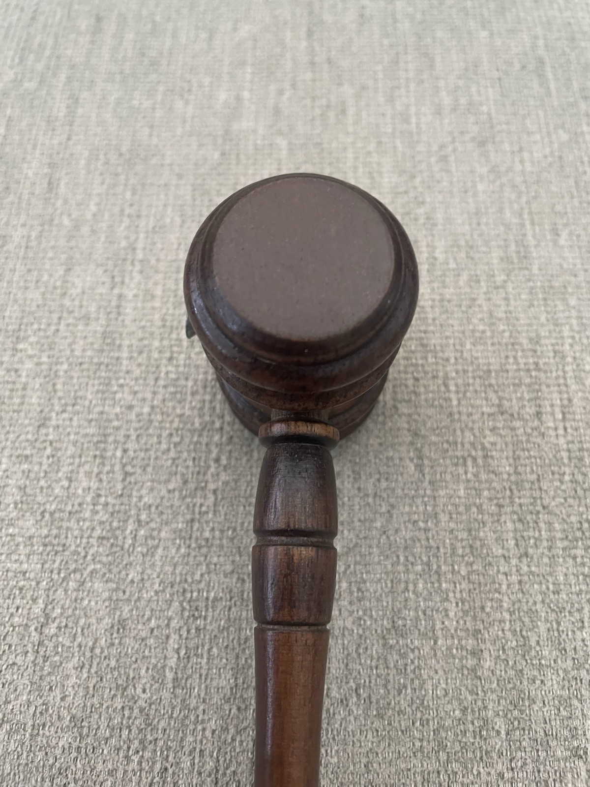 Auction Judge Gavel Hammer Prop Mallet Brown Wood Wooden Judges