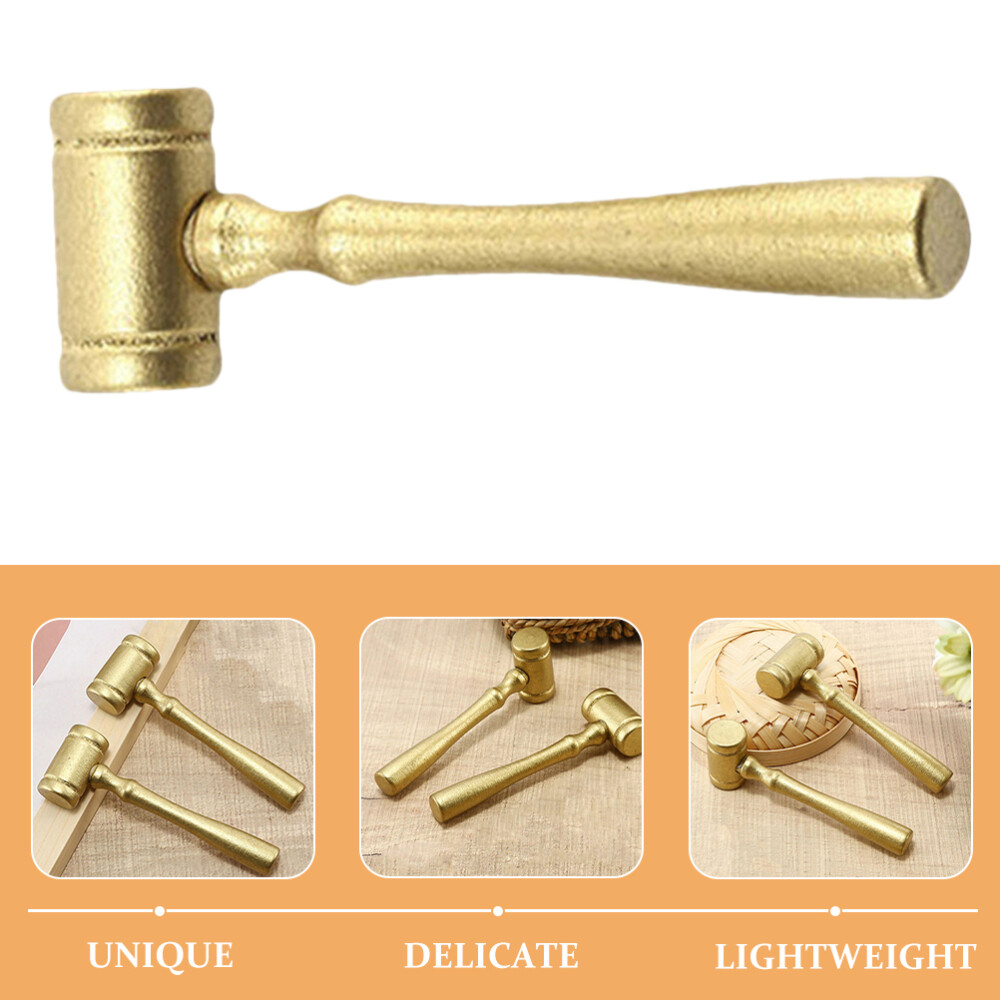 4pcs Small Gavel Judge Wooden Gavel Plaything Party Costume Hammer for Kids