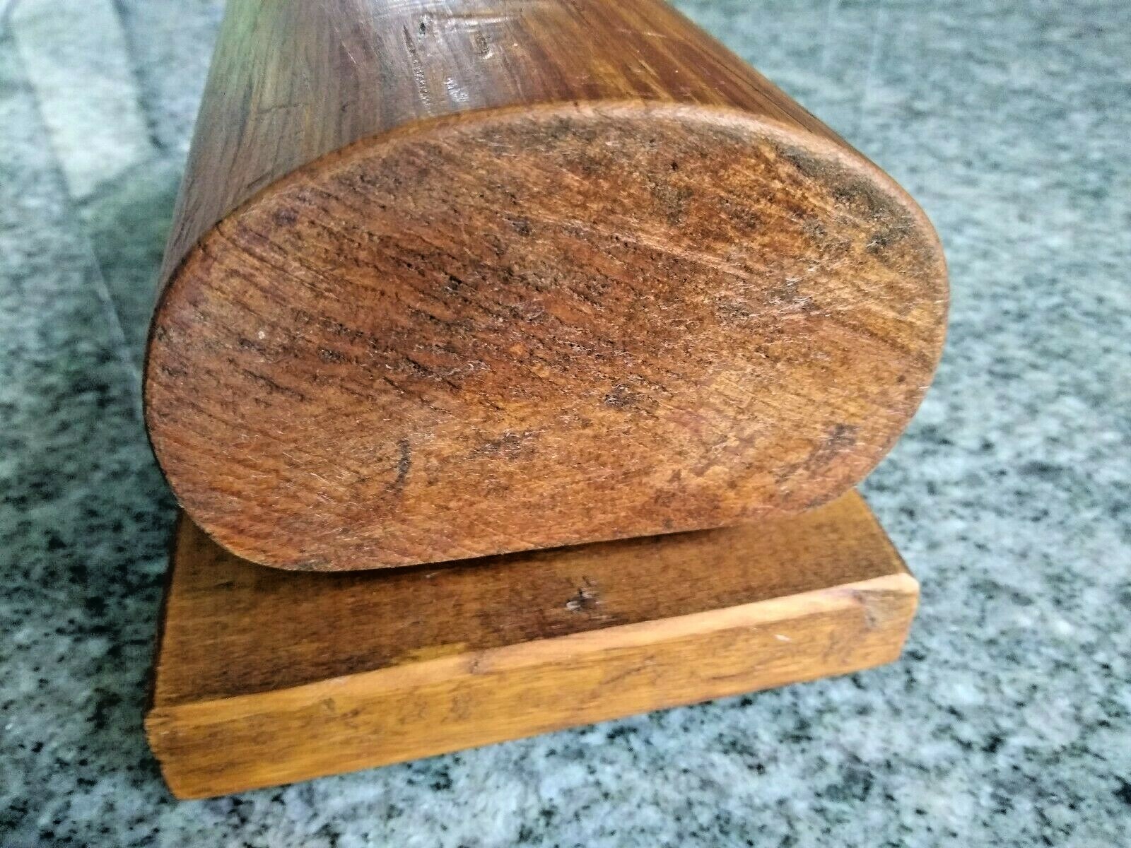 1814 Solid Cherry Gavel Block Board Sound 200+ yrs Judge President Chairman CEO