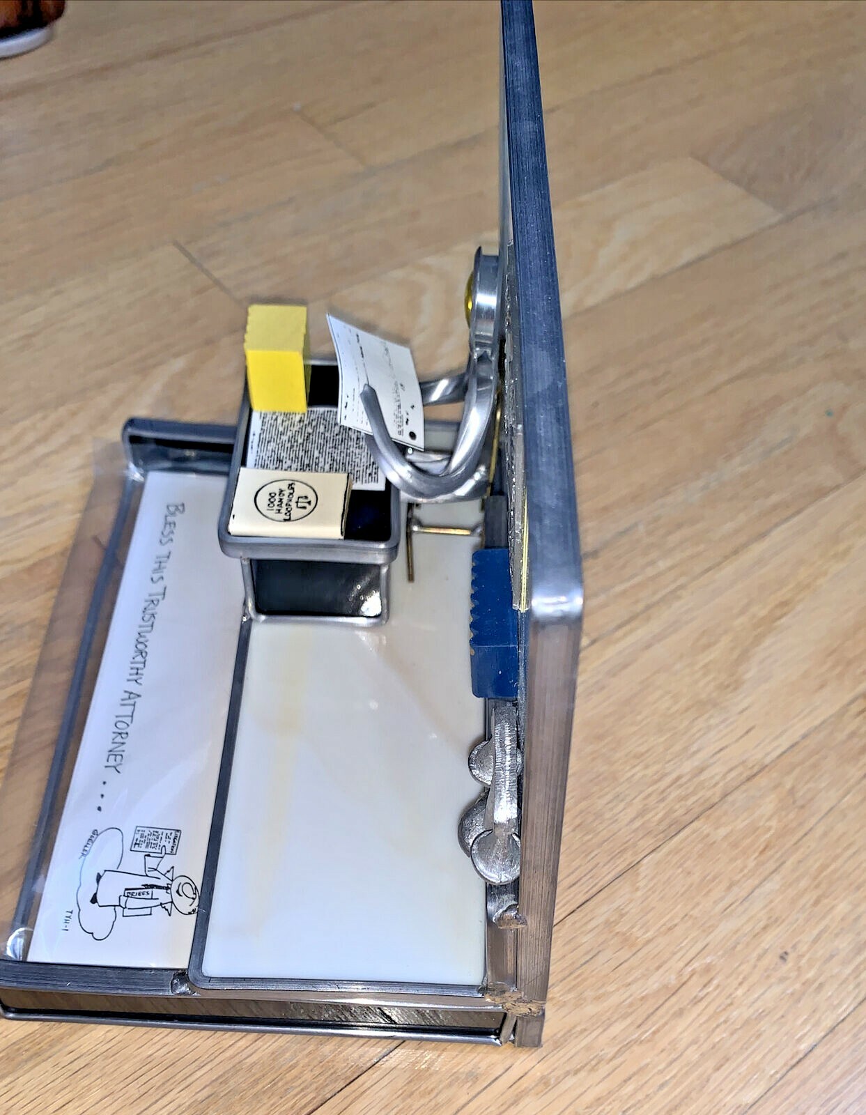 Unique ATTORNEY AT LAW Desk Paper Holder – CUSTOM MADE / UNIQUE
