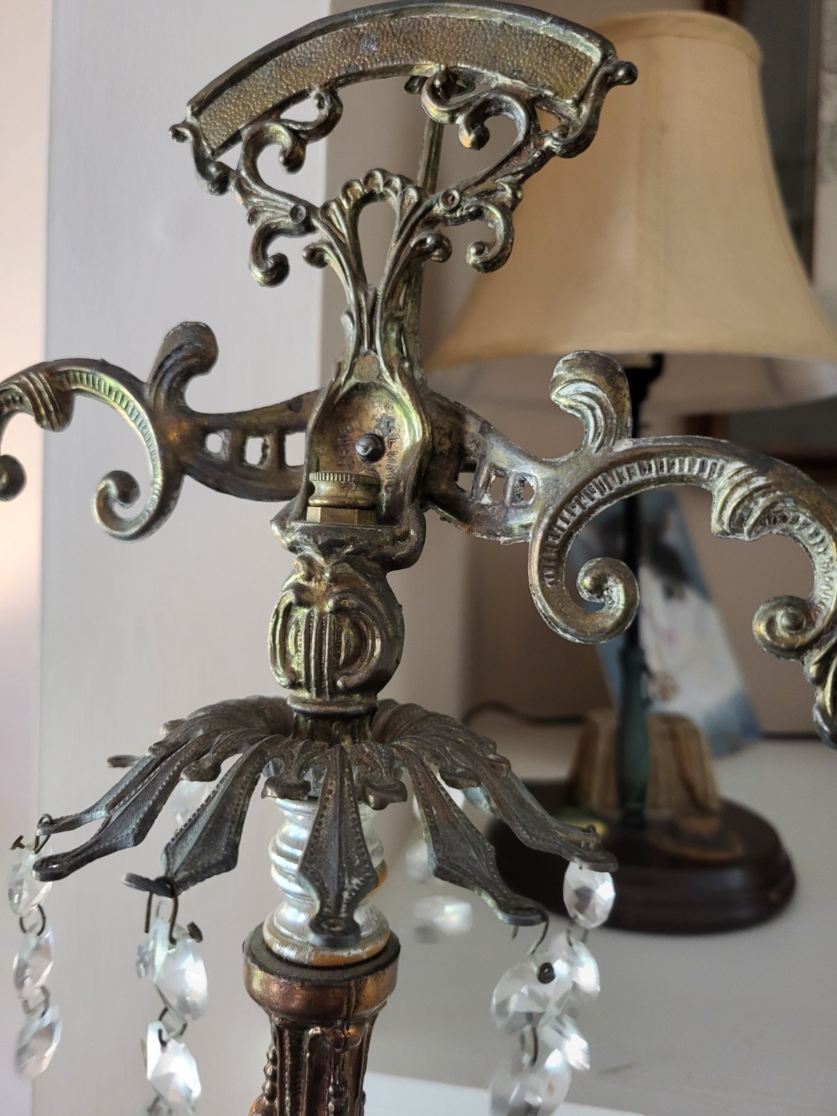 Vintage Cast Metal Arms Of Justice Scale Ornate READ