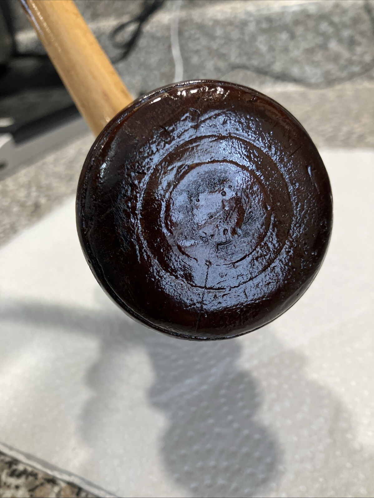 Vintage Wooden Gavel Wood Judge Auctioneer Mallet 10 3/4” Handmade very rare