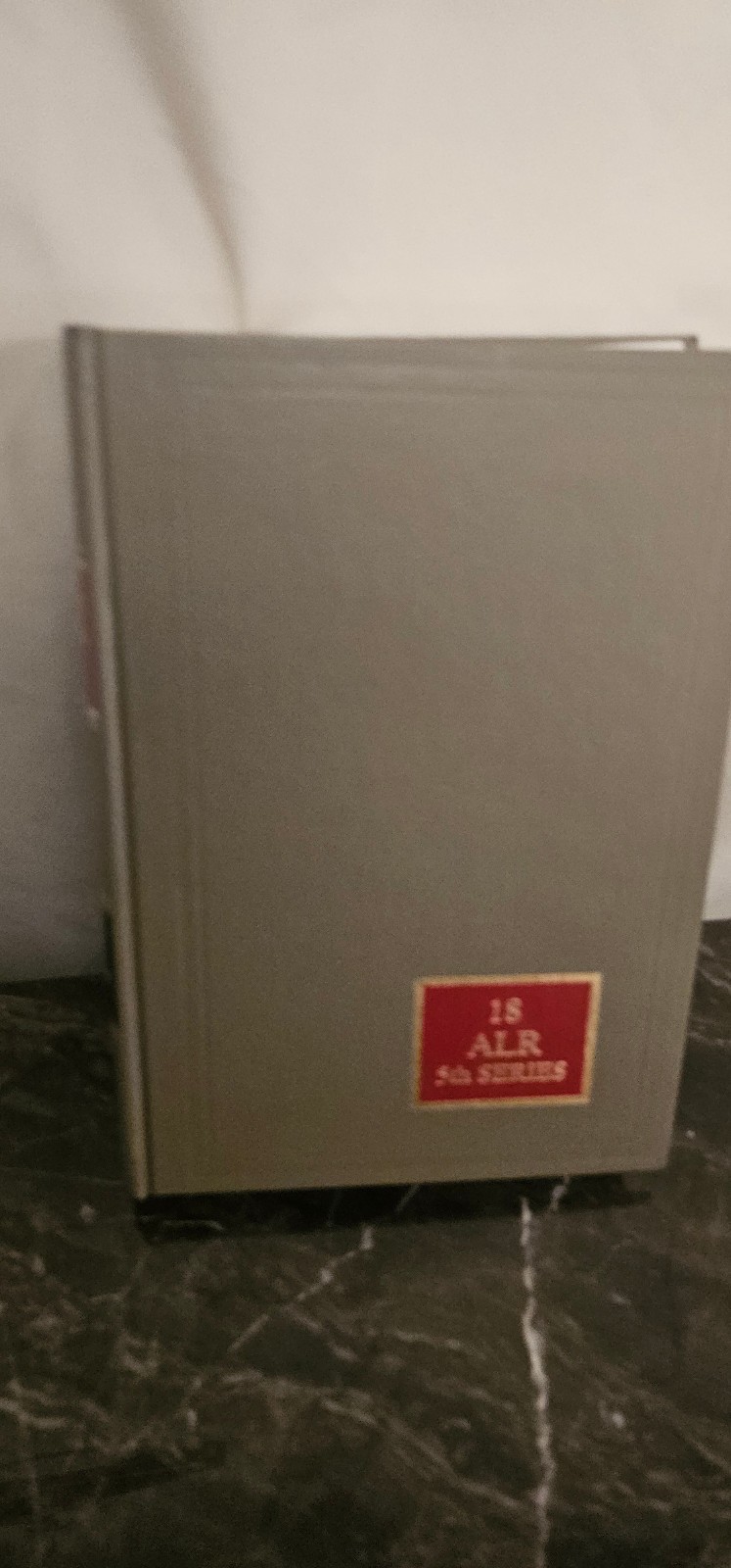 Law Reference Book American Law Reports 5th series Volume #18