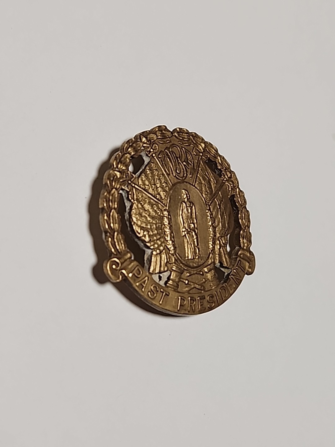 Rare Vintage Rolled Gold WBA Women’s Bar Association – Past Presidenr Pin Badge