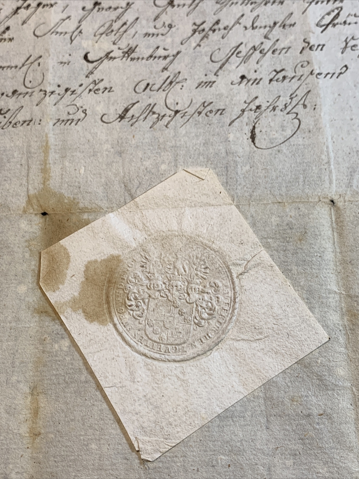 SEALED MARRIAGE CONTRACT 1787 4 pages