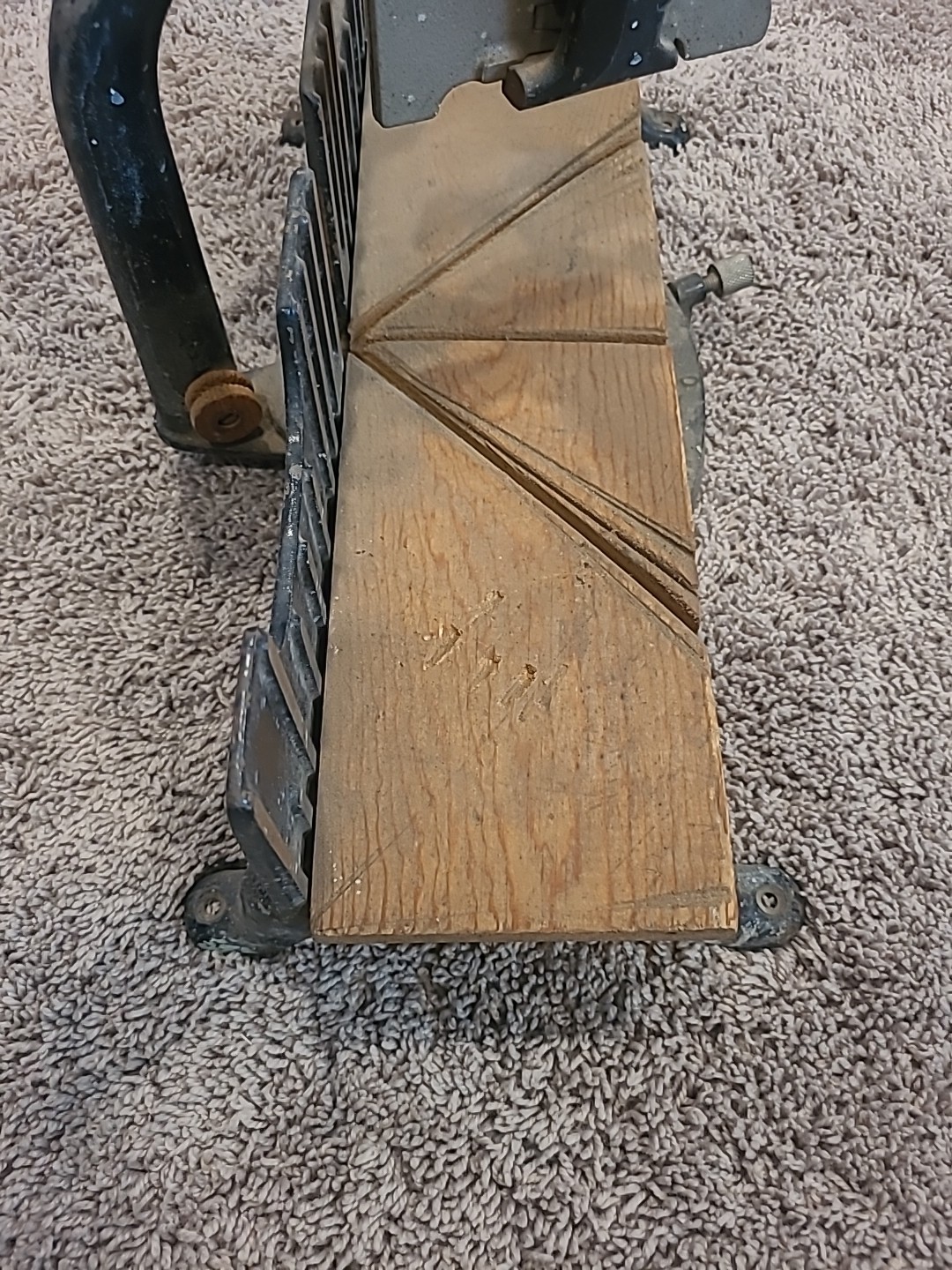 Vintage Stanley Mitre Box Miter Cast Iron Made in USA LIKE AN 150