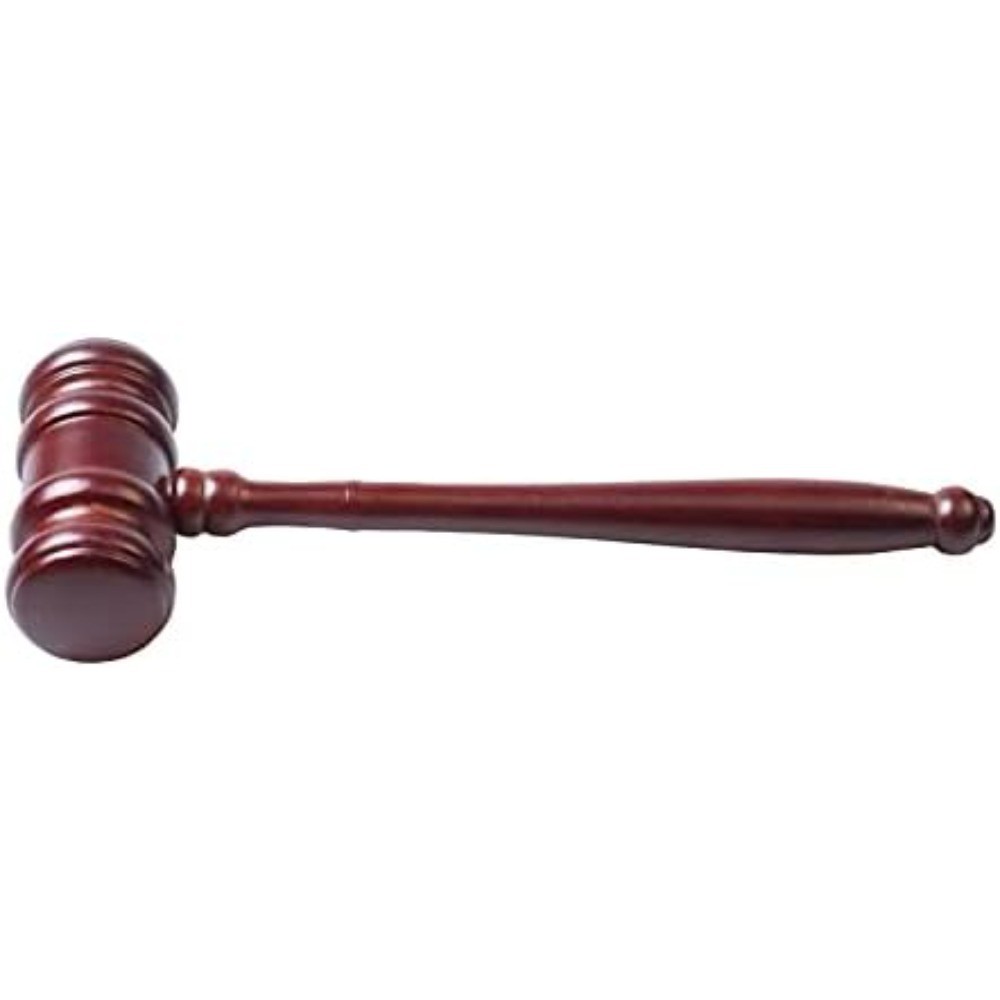 Handmade Wooden Gavel and Sound Block Set for Judge Lawyer Auction Gavel Meeting