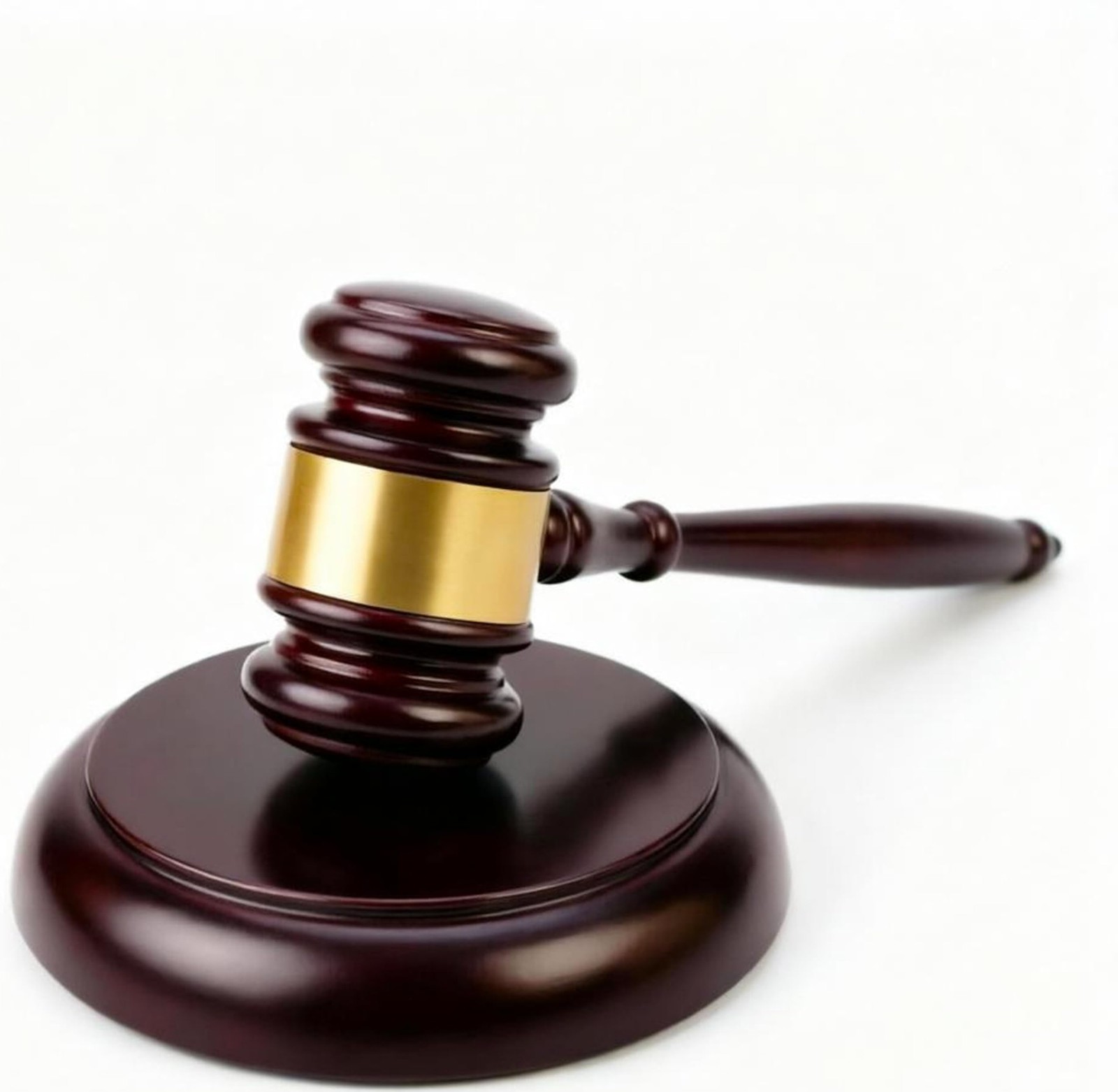 Wooden Gavel With Sound Block Set Loud Clear Strike Mock Trials Auctions HOA