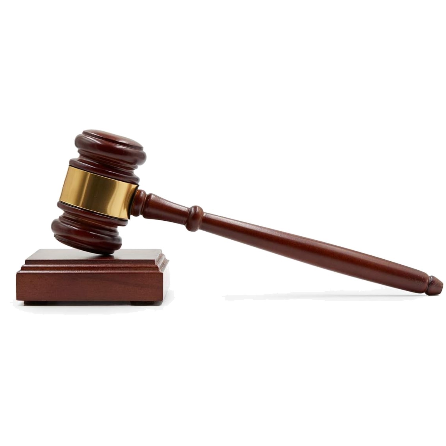 Elegant Wooden Gavel & Sound Block Set for Judges and Lawyers – 10 1/4″ Gavel