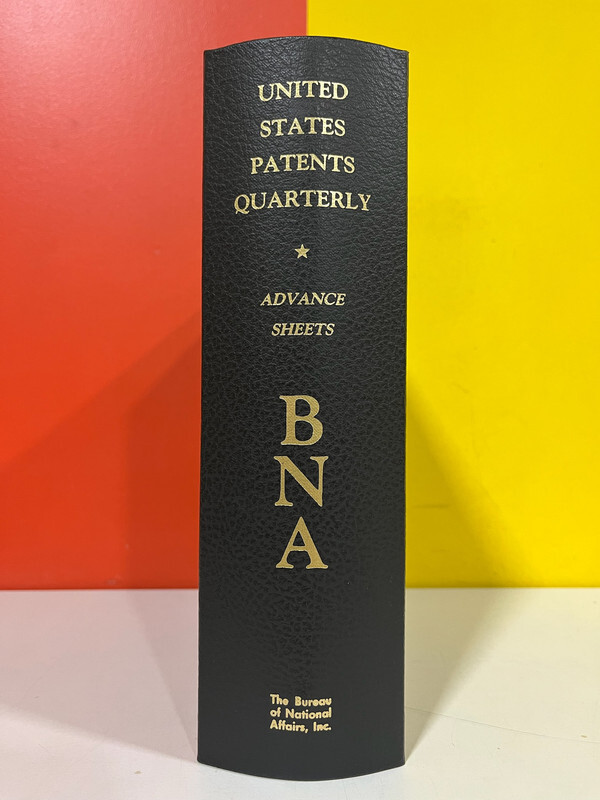 Bureau Of National Affairs, Inc United States Patents Quarterly Advance Sheets