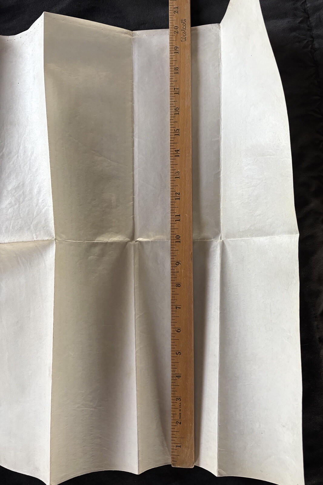 Antique Vellum London England Queen Victoria Era Document 1859 20x 24 Original