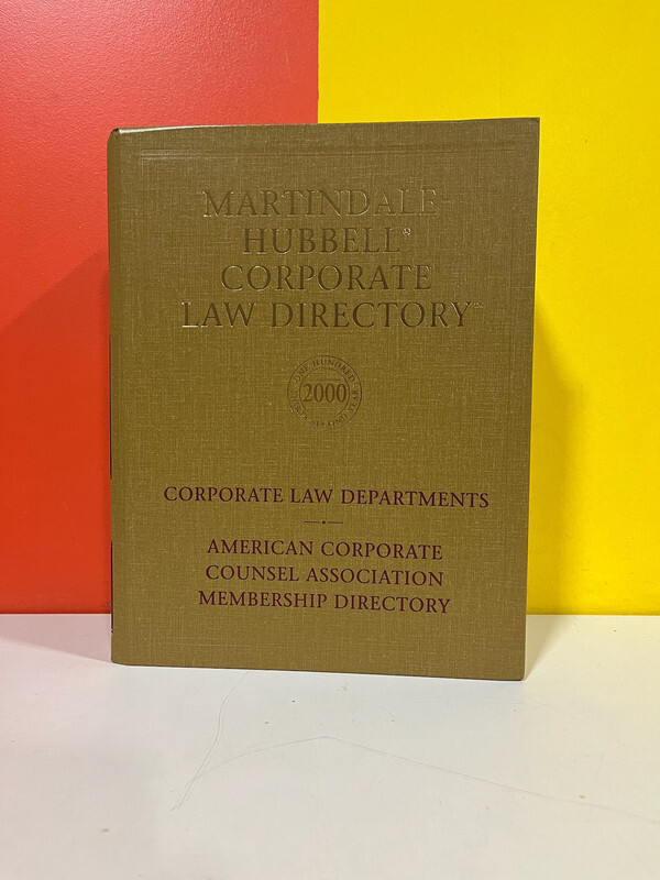 Martindale Hubbell Law Depts American Corporate Counsel Association Directory