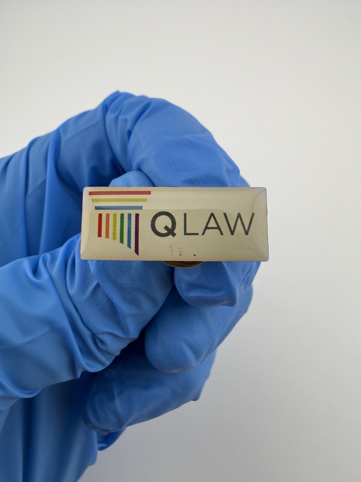 QLaw Rainbow LGBTQ+ Legal Professionals In Washington State Enamel Lapel Pin