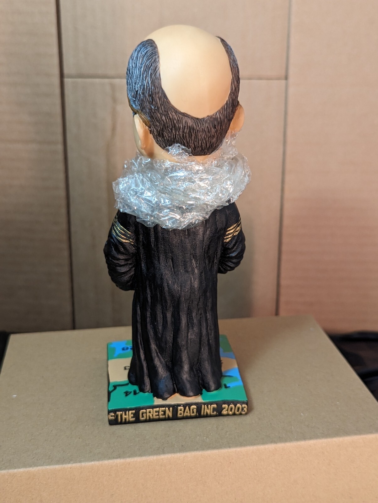Authentic! – Supreme Court/SCOTUS Justice William Rehnquist Green Bag Bobblehead