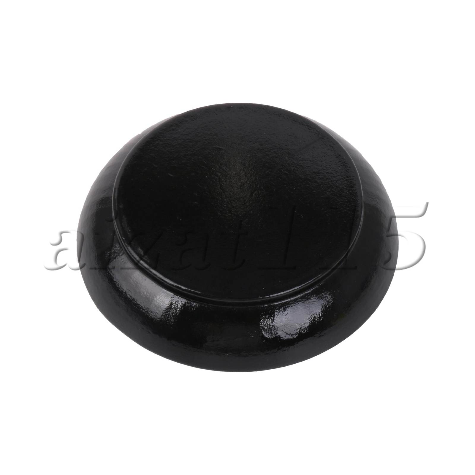 Round Wood Gavel Sound Block for Auction Court 4.84 x 1.02 Inch Black