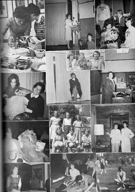 1960’s Englewood NJ Girls School Yearbook ~ Photos Clubs Sports Leslie Gore ++++
