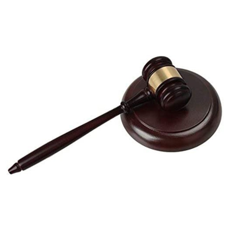Hammer for Judge Lawyer Auction Elegent Desk Accessory for President of Club