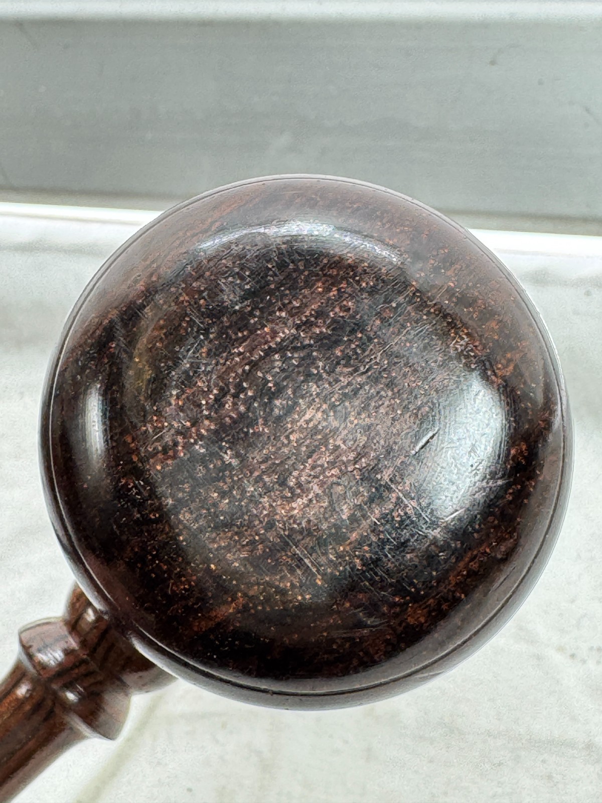 Vintage Wooden Walnut Gavel 10.5″. Engraved American Legion 1956 original box