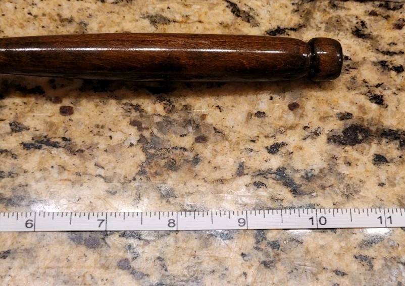 Vintage Wooden Judge Gavel Solid Wood Courtroom Decor 10” Classic Style