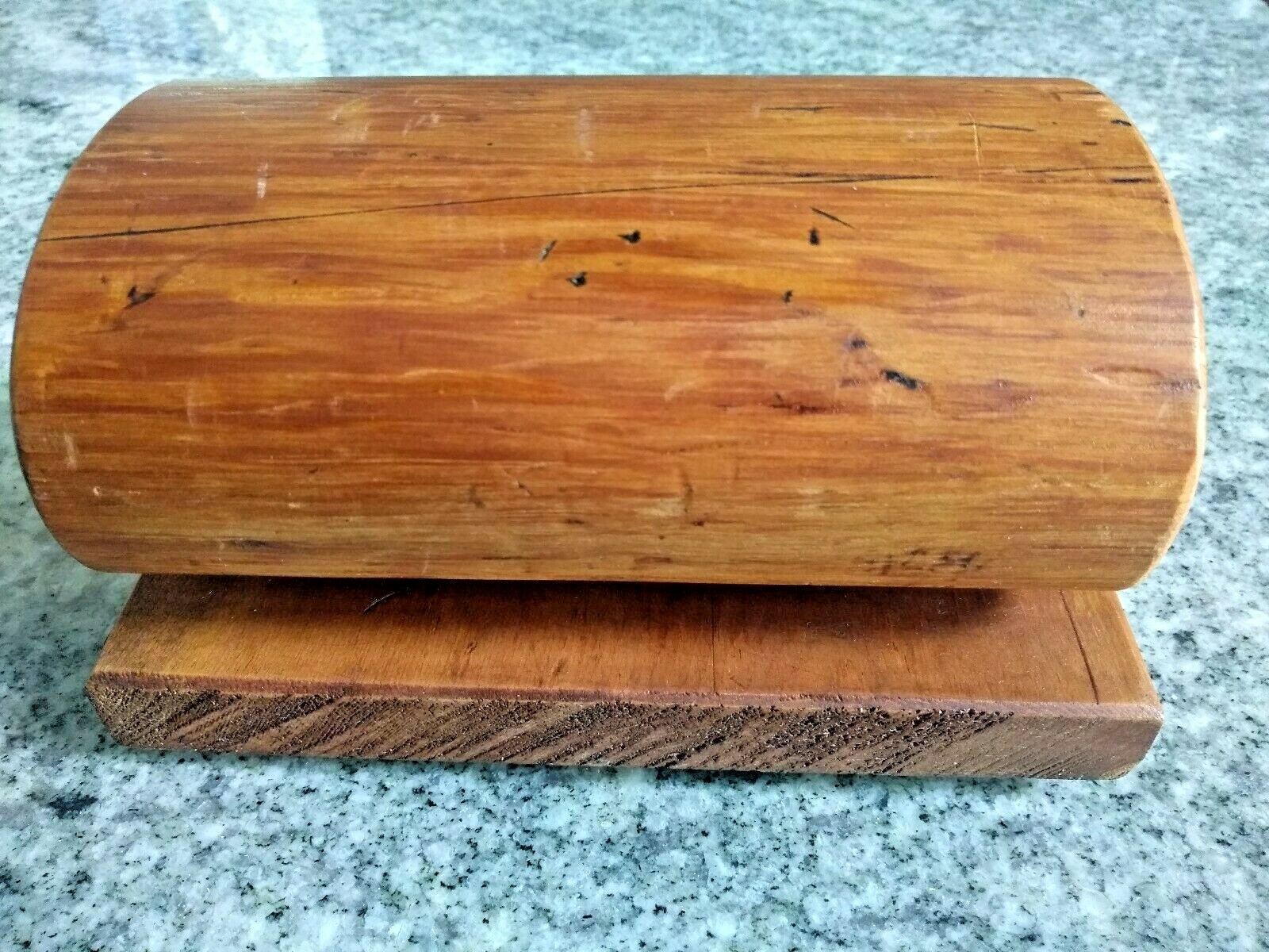 1814 Solid Cherry Gavel Block Board Sound 200+ yrs Judge President Chairman CEO