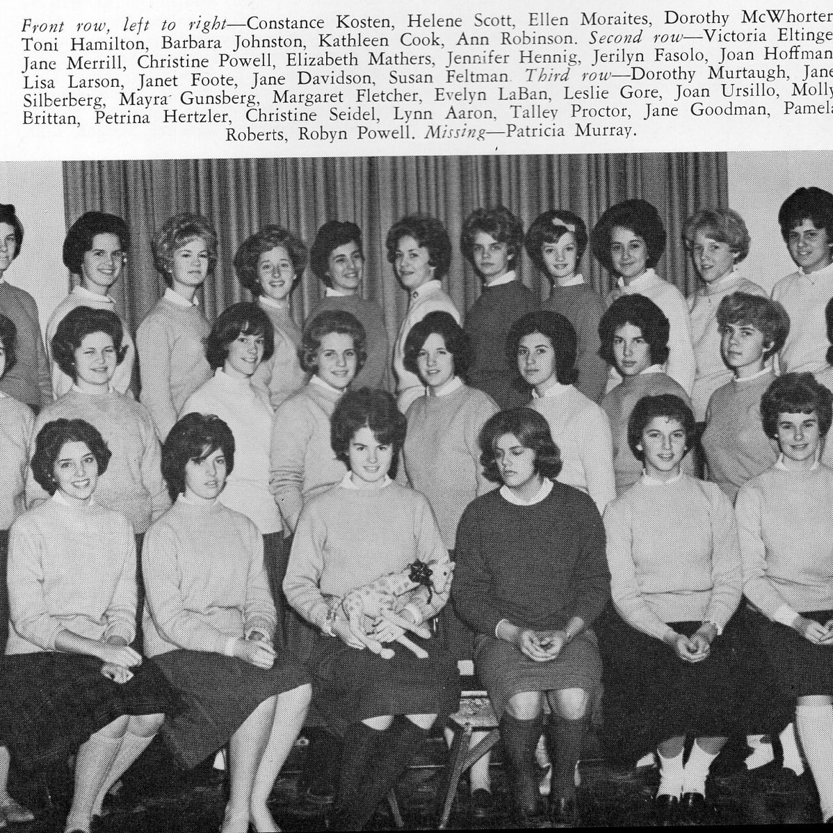 1960’s Englewood NJ Girls School Yearbook ~ Photos Clubs Sports Leslie Gore ++++
