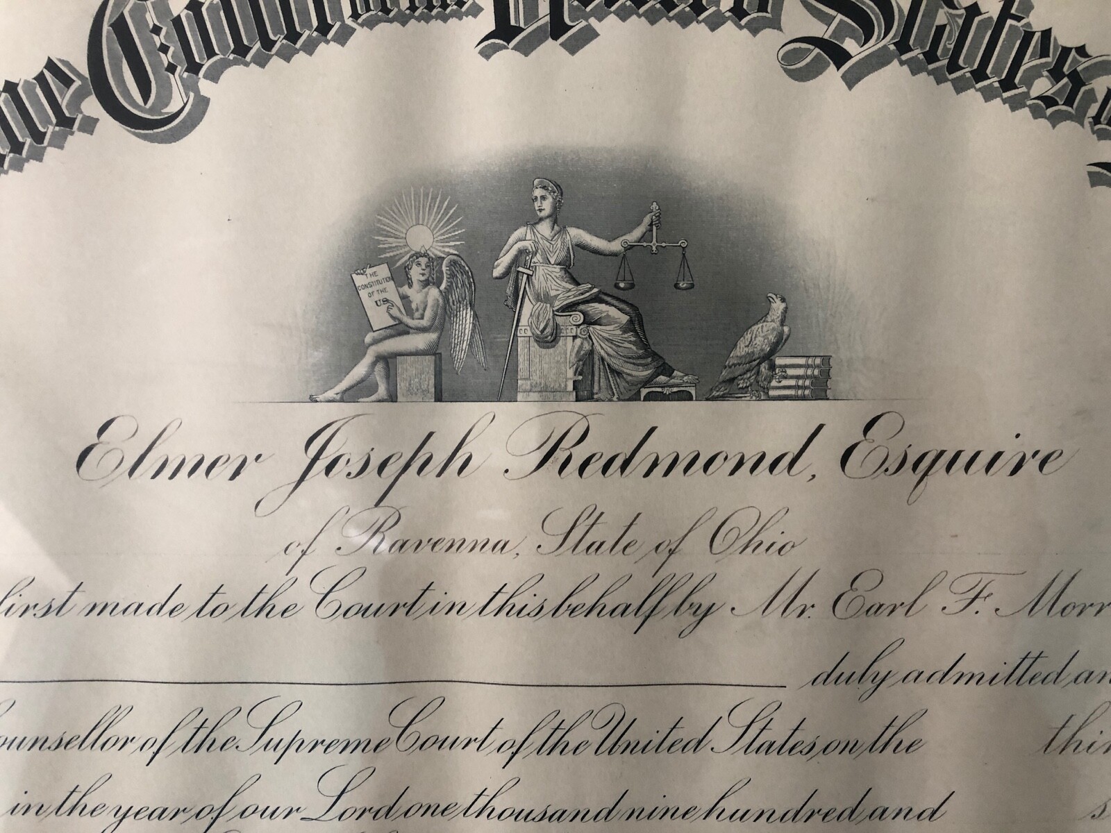 1960 SUPREME COURT UNITED STATES Document James Browning Elmer Redmond Ravenna O