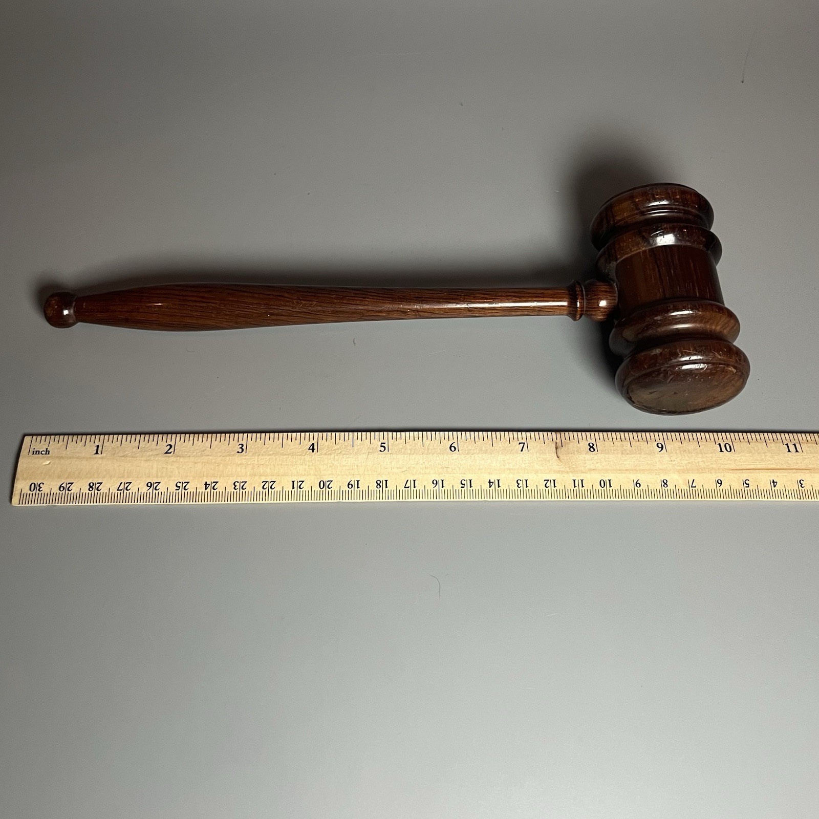 Handcrafted Antique/Vintage Wooden Gavel And Sound Block