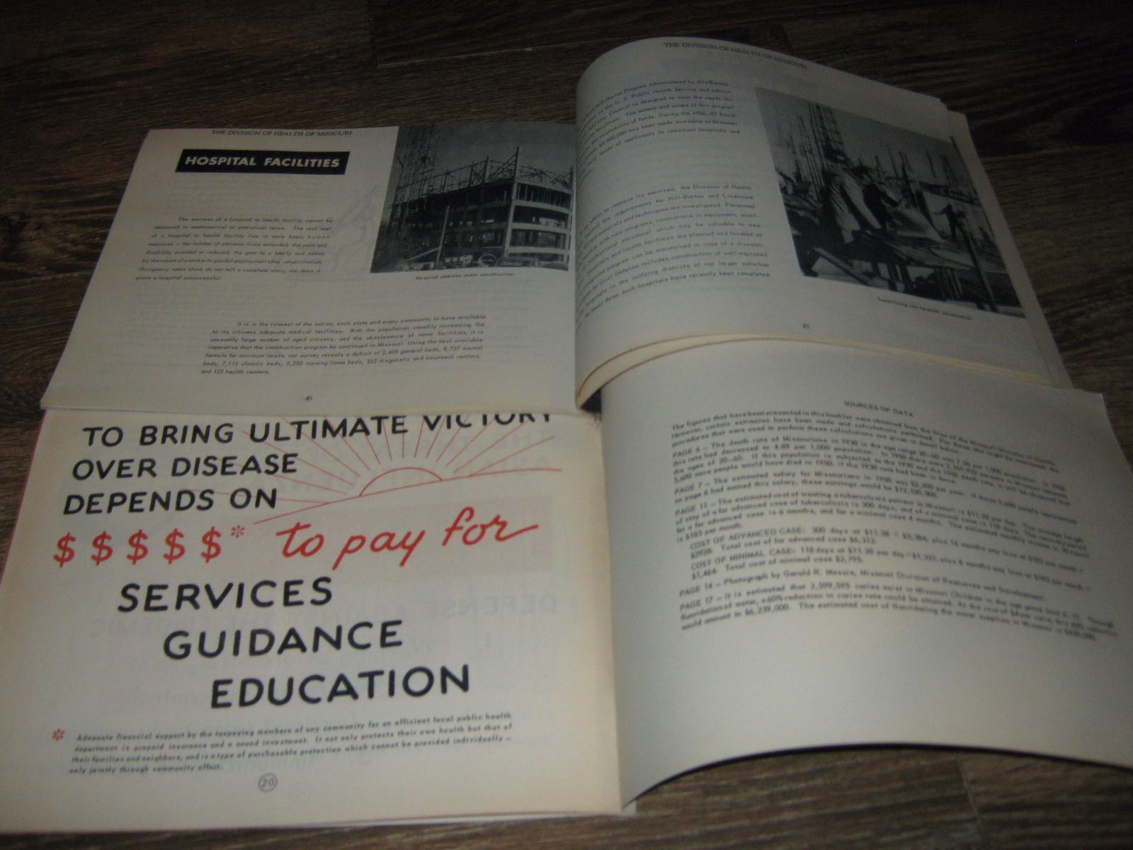 1957 Missouri Division Of Health Annual Report Does Public Health Repay Missouri