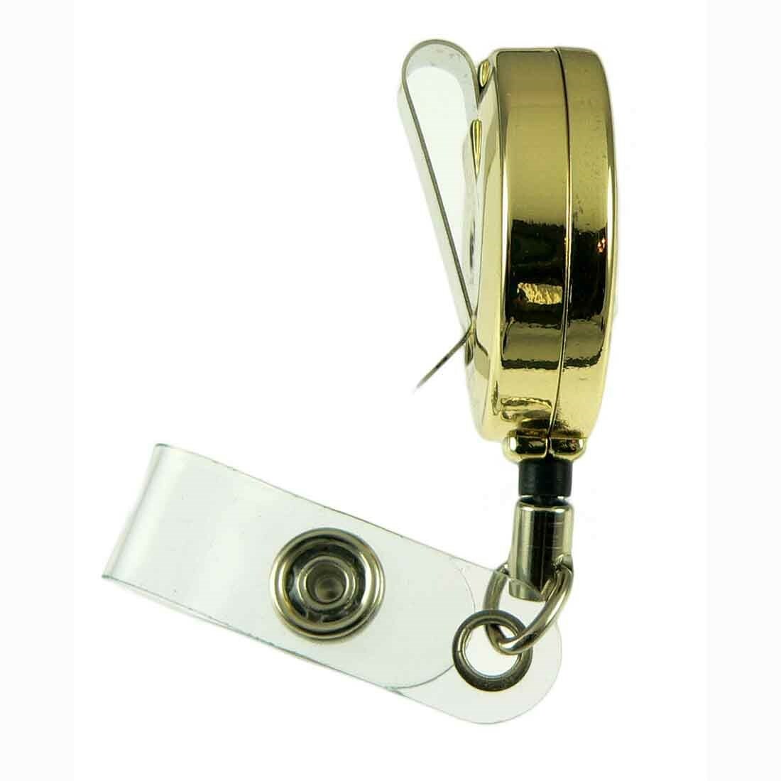 DOJ Justice Department Seal Retractable Security ID Card Holder Badge Reel