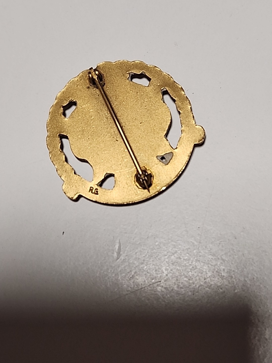 Rare Vintage Rolled Gold WBA Women’s Bar Association – Past Presidenr Pin Badge